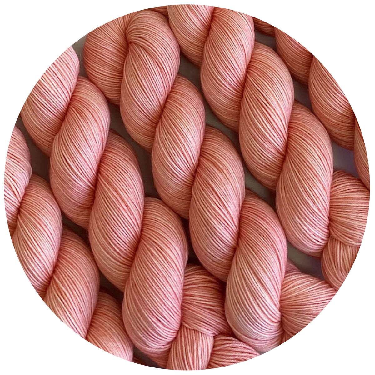 Bright Peach - Mini Skein