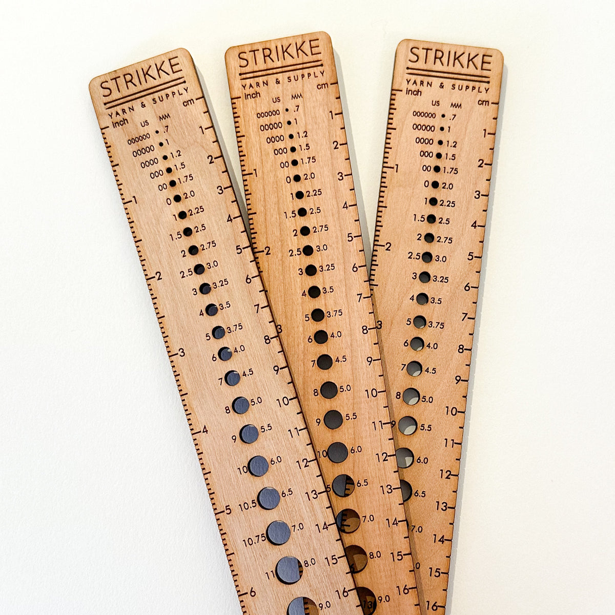 Strikke Gauge Ruler
