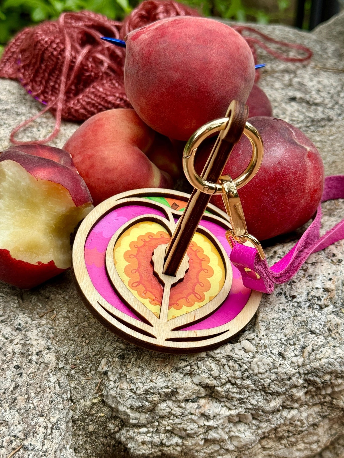Peach Out (include peach stitch marker)