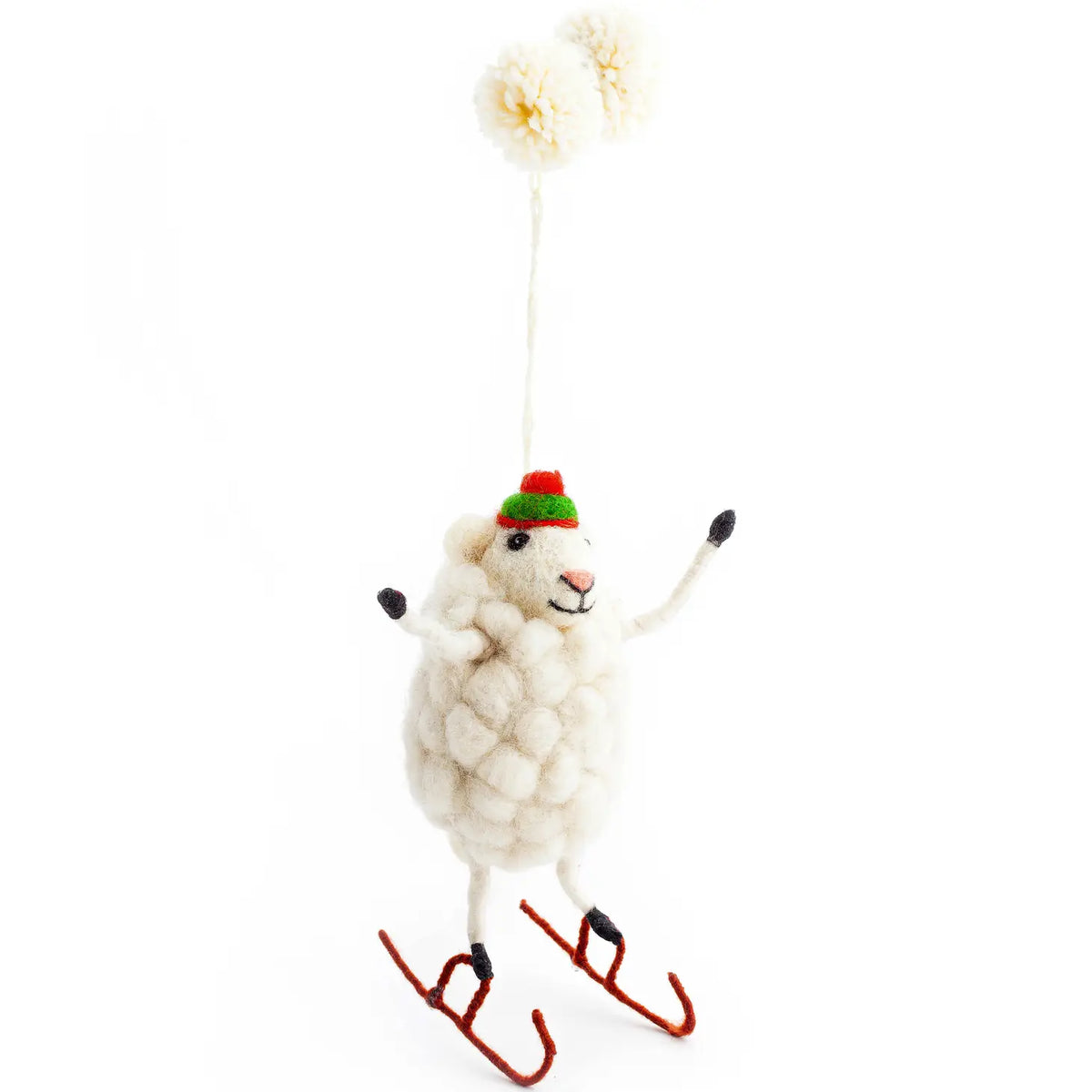 Skater Sheep Ornament