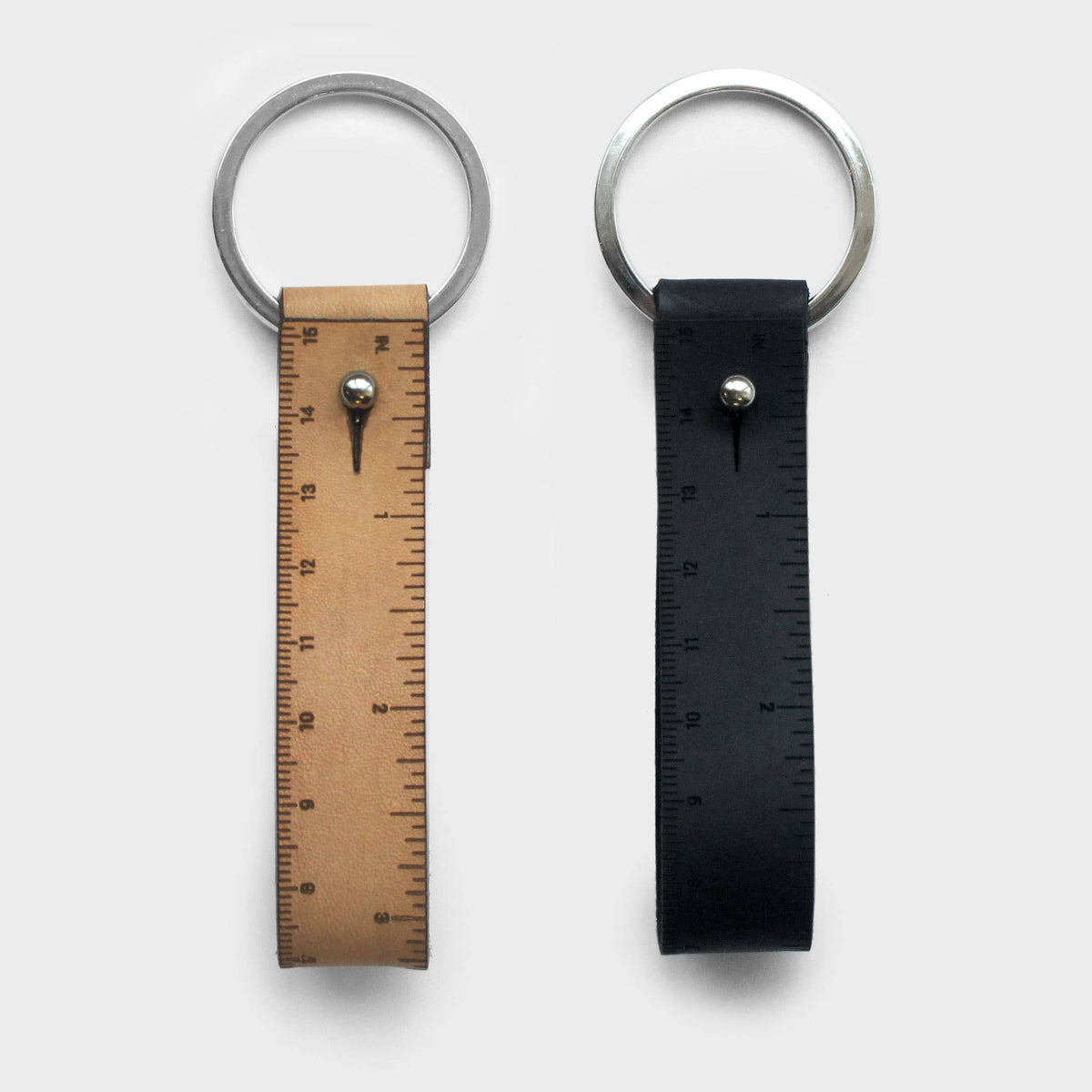 Leather Key Fob Ruler