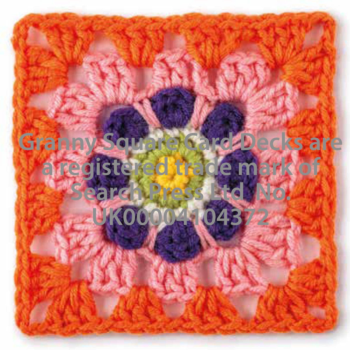 Granny Square Flowers Card Deck