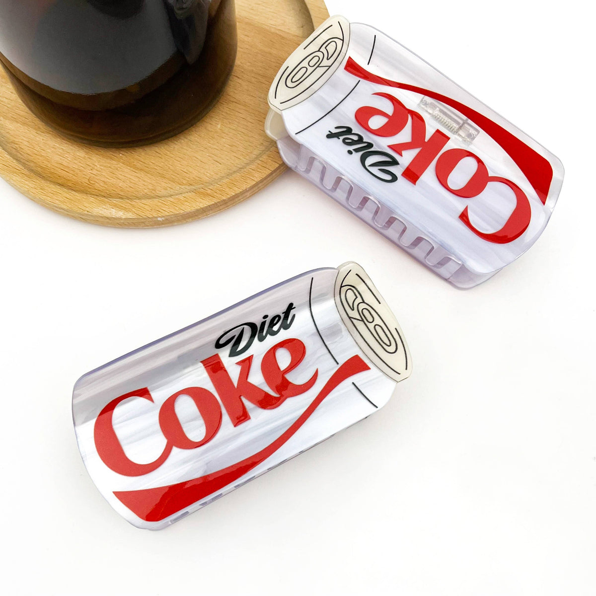 Diet Coke Hair Claw Clip, Fun Acetate Hair Accessory