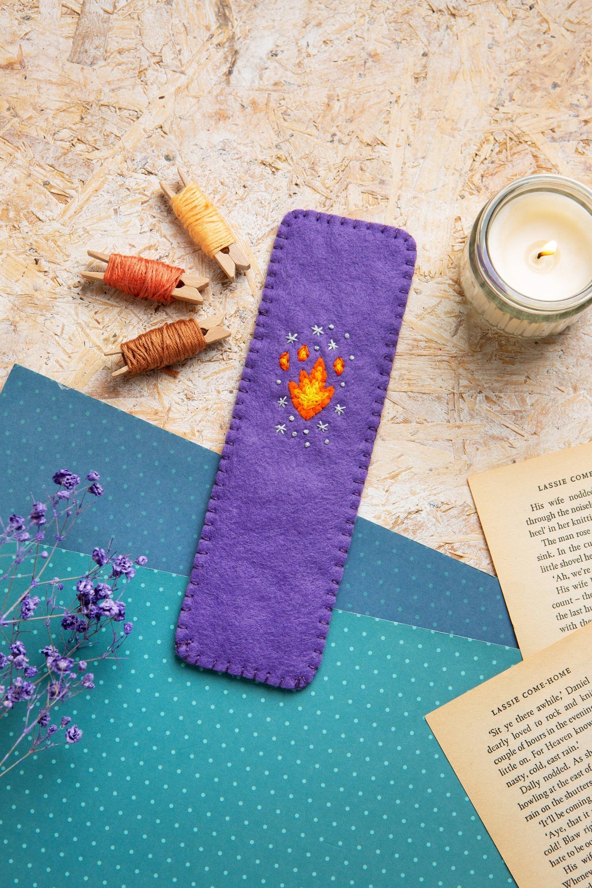 Dragon Bookmark Felt Craft Kit | Complete Craft Kit