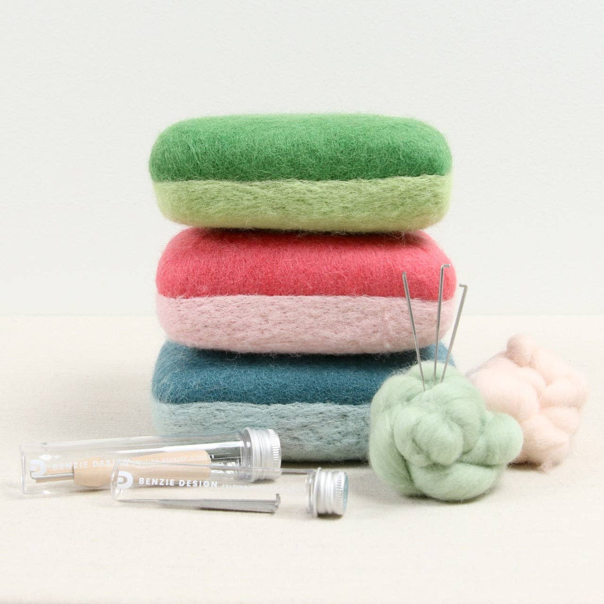 Needle Felting Cushion, Green