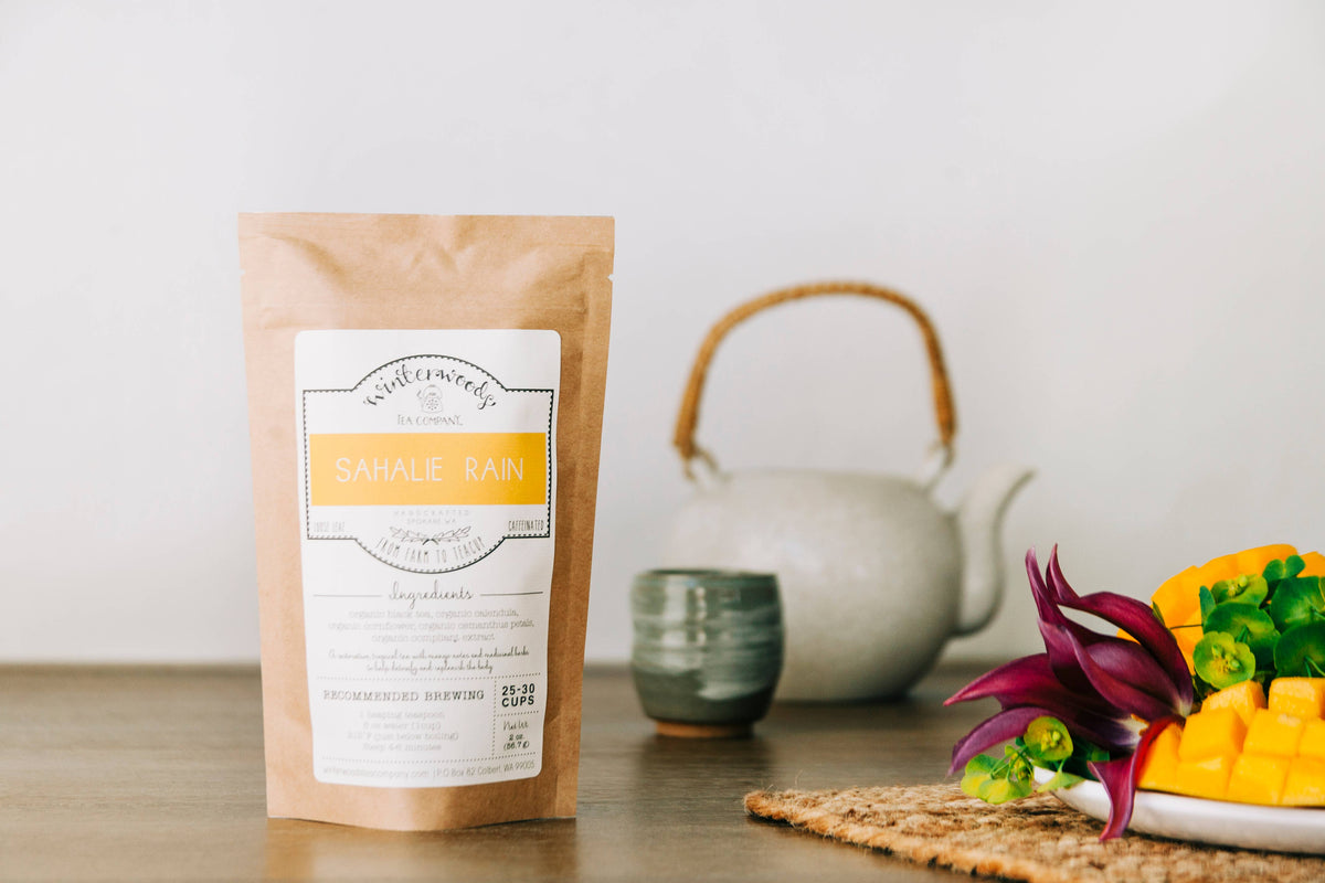 Sahalie Rain Caffeinated Tea Blends