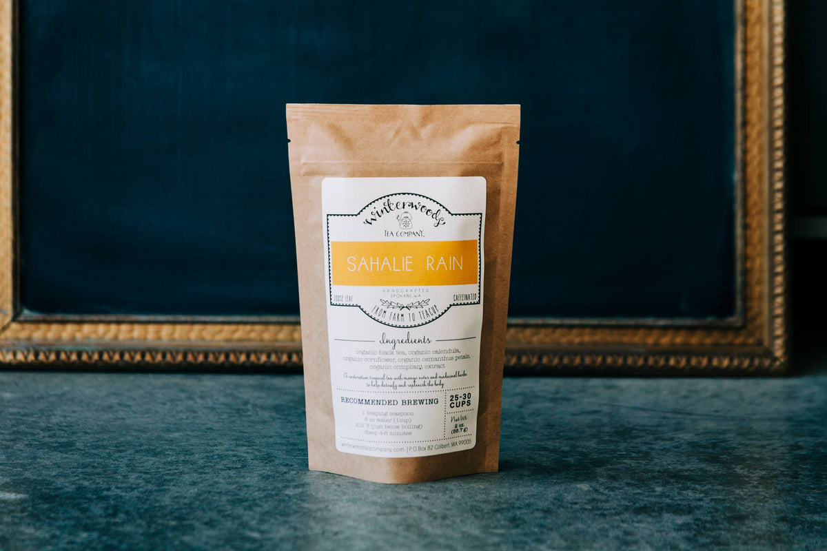 Sahalie Rain Caffeinated Tea Blends