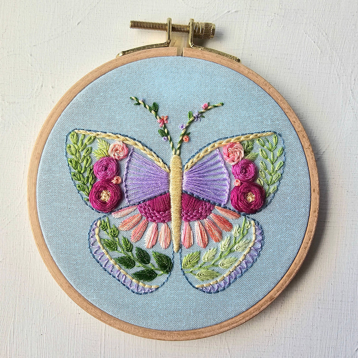 Beginner Butterfly Sampler Embroidery kit