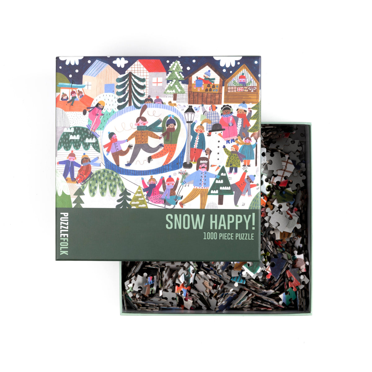 Snow Happy - 1,000 Piece Winter Holiday Puzzle
