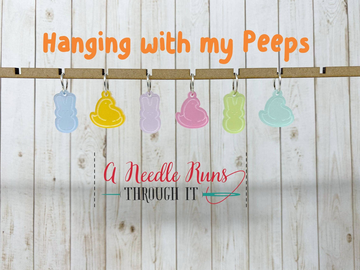 Peeps - Stitch Markers (set of 6)