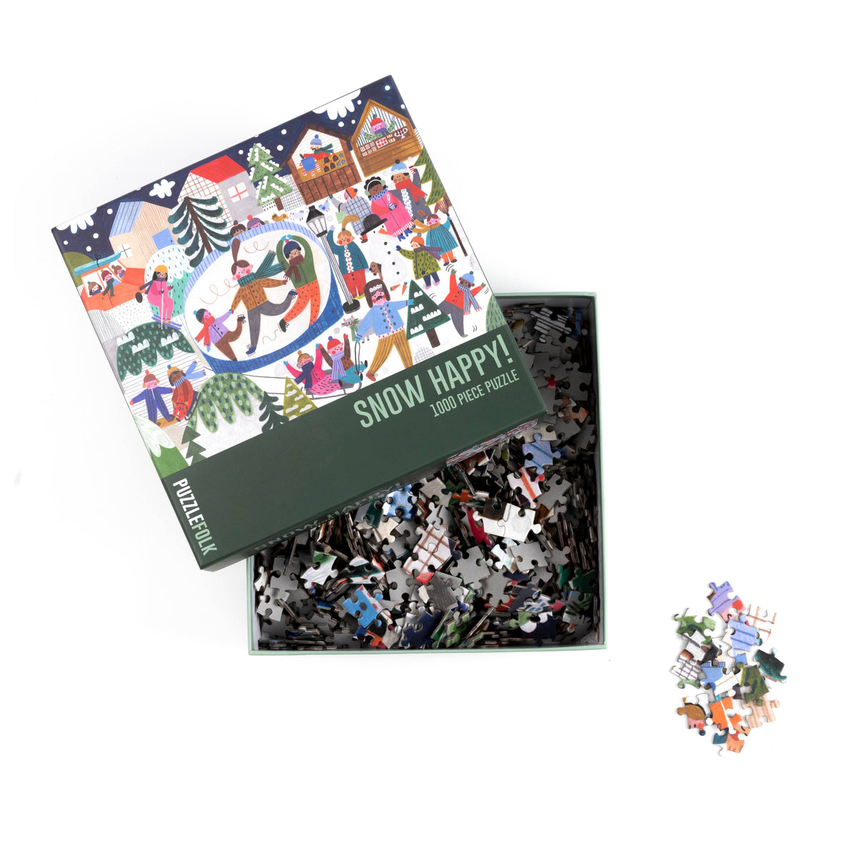 Snow Happy - 1,000 Piece Winter Holiday Puzzle