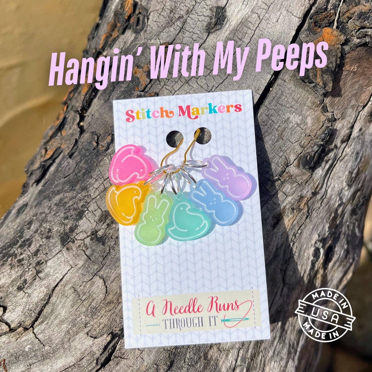 Peeps - Stitch Markers (set of 6)