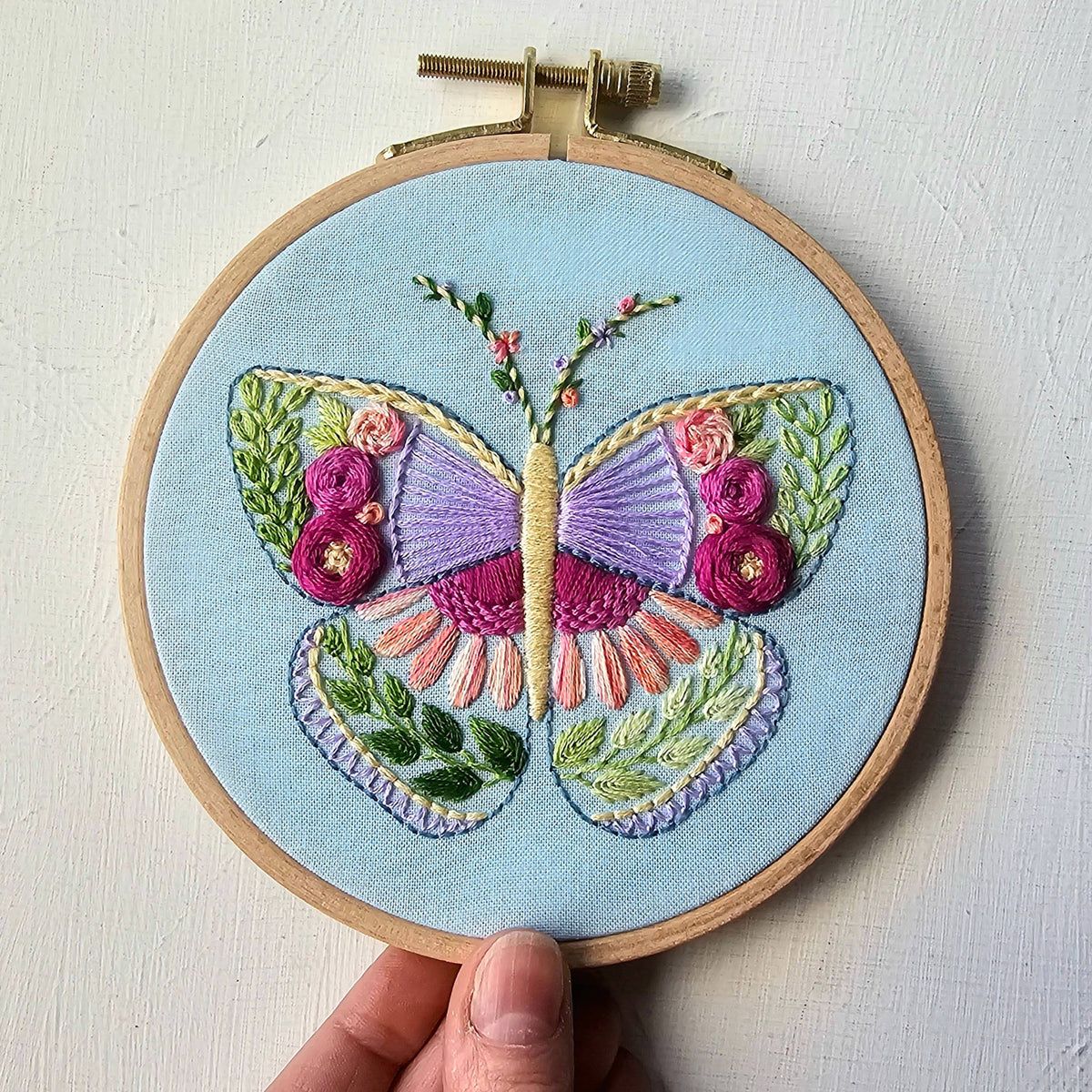 Beginner Butterfly Sampler Embroidery kit