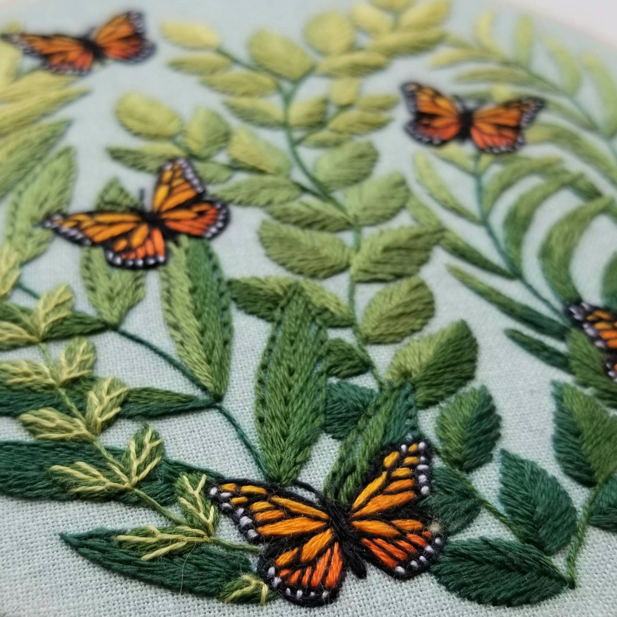 Love Grows Butterfly Embroidery Kit