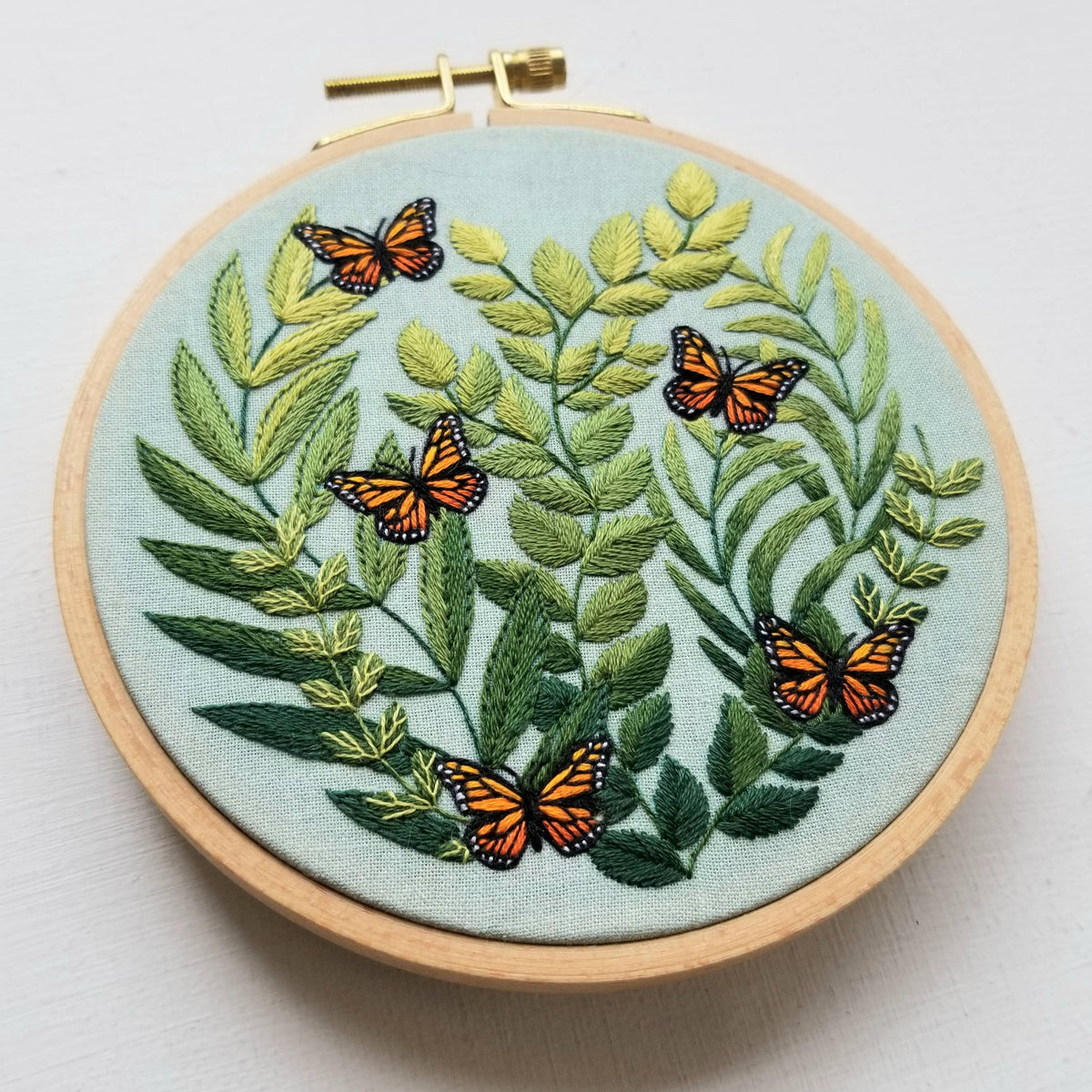 Love Grows Butterfly Embroidery Kit