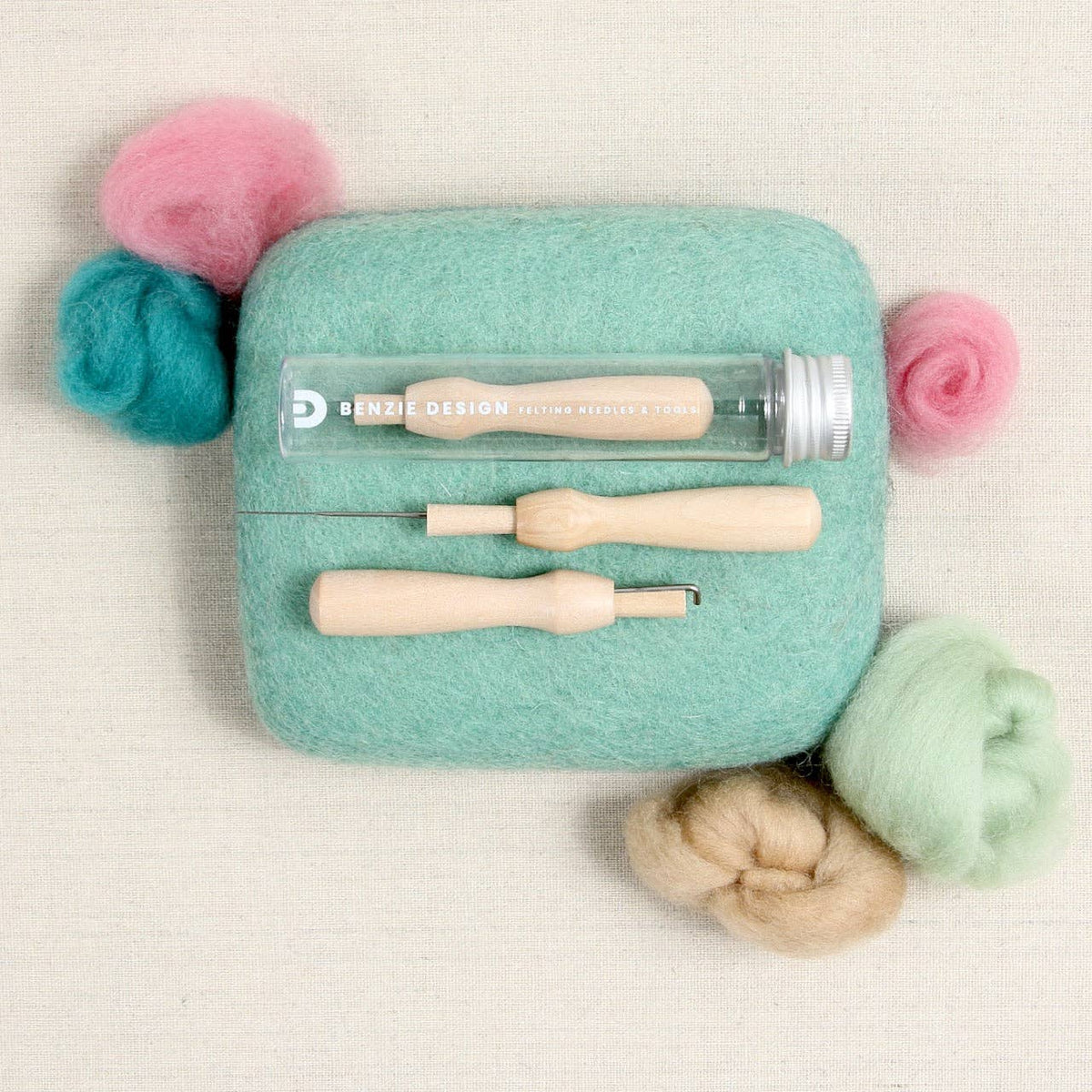 Wood Needle Felting Tool - Wood Handle