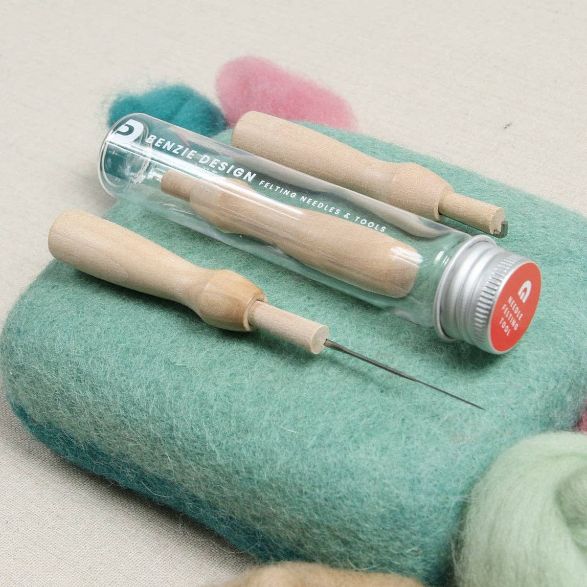 Wood Needle Felting Tool - Wood Handle