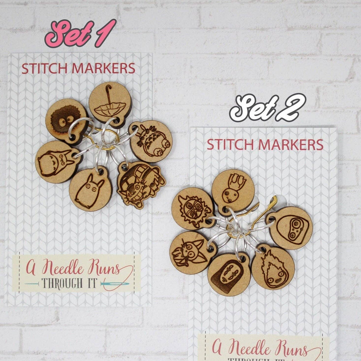 Forest Friends - Stitch Markers (set of 6)