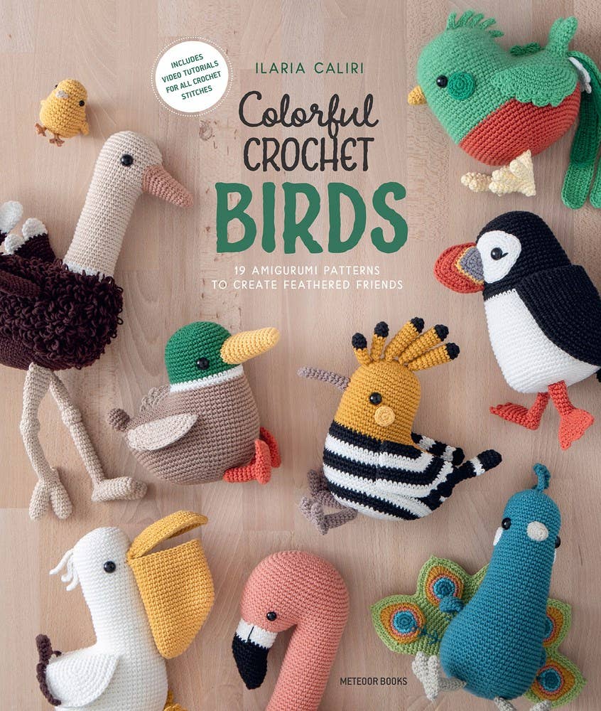 Colorful Crochet Birds by Ilaria Caliri