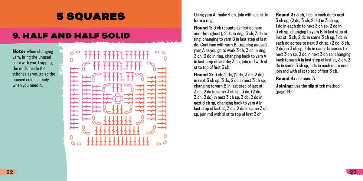 Granny Square Card Deck