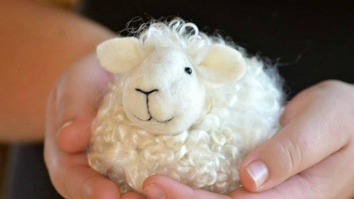 Sheep Needle Felting Kit