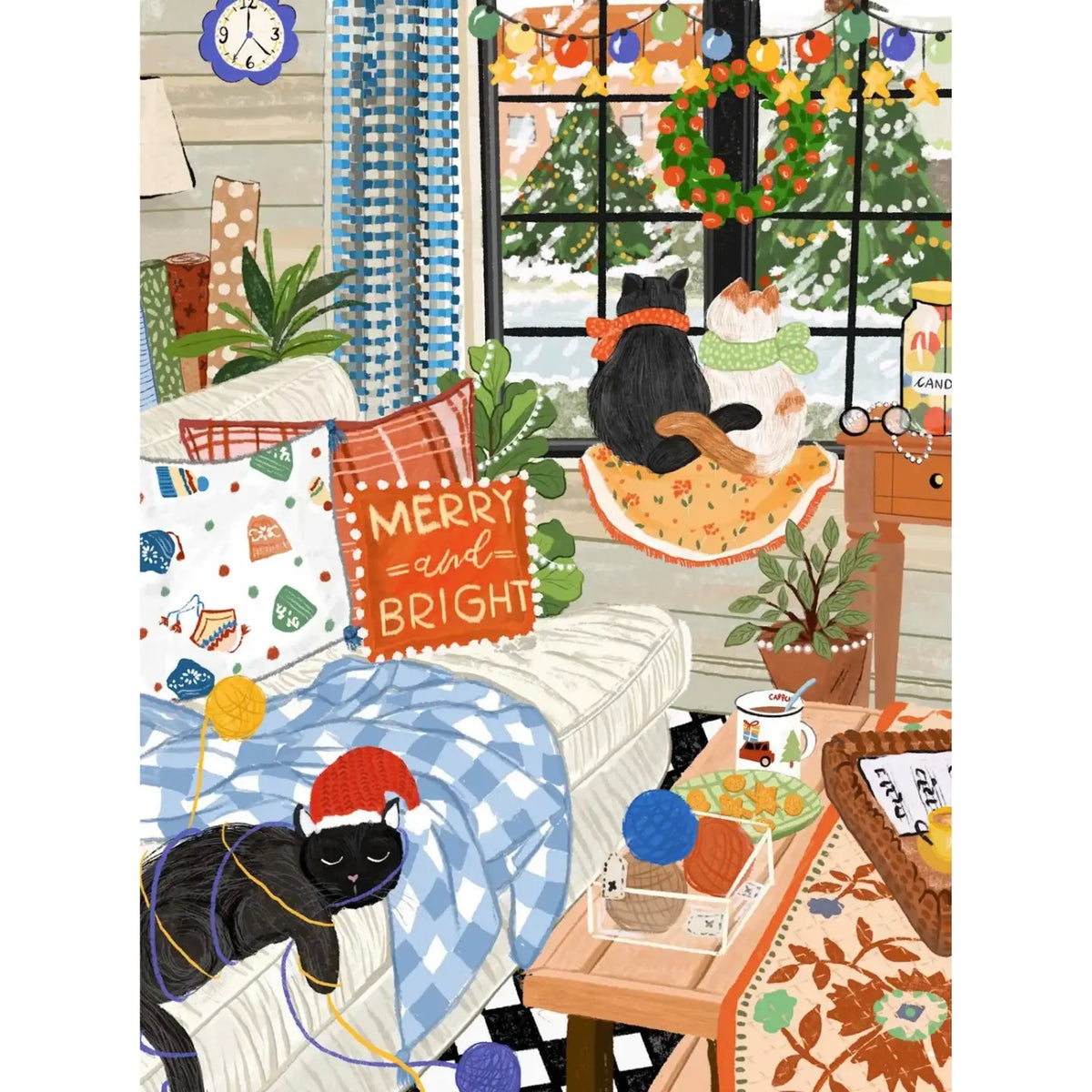 A Cozy Cat Christmas (1000 piece)