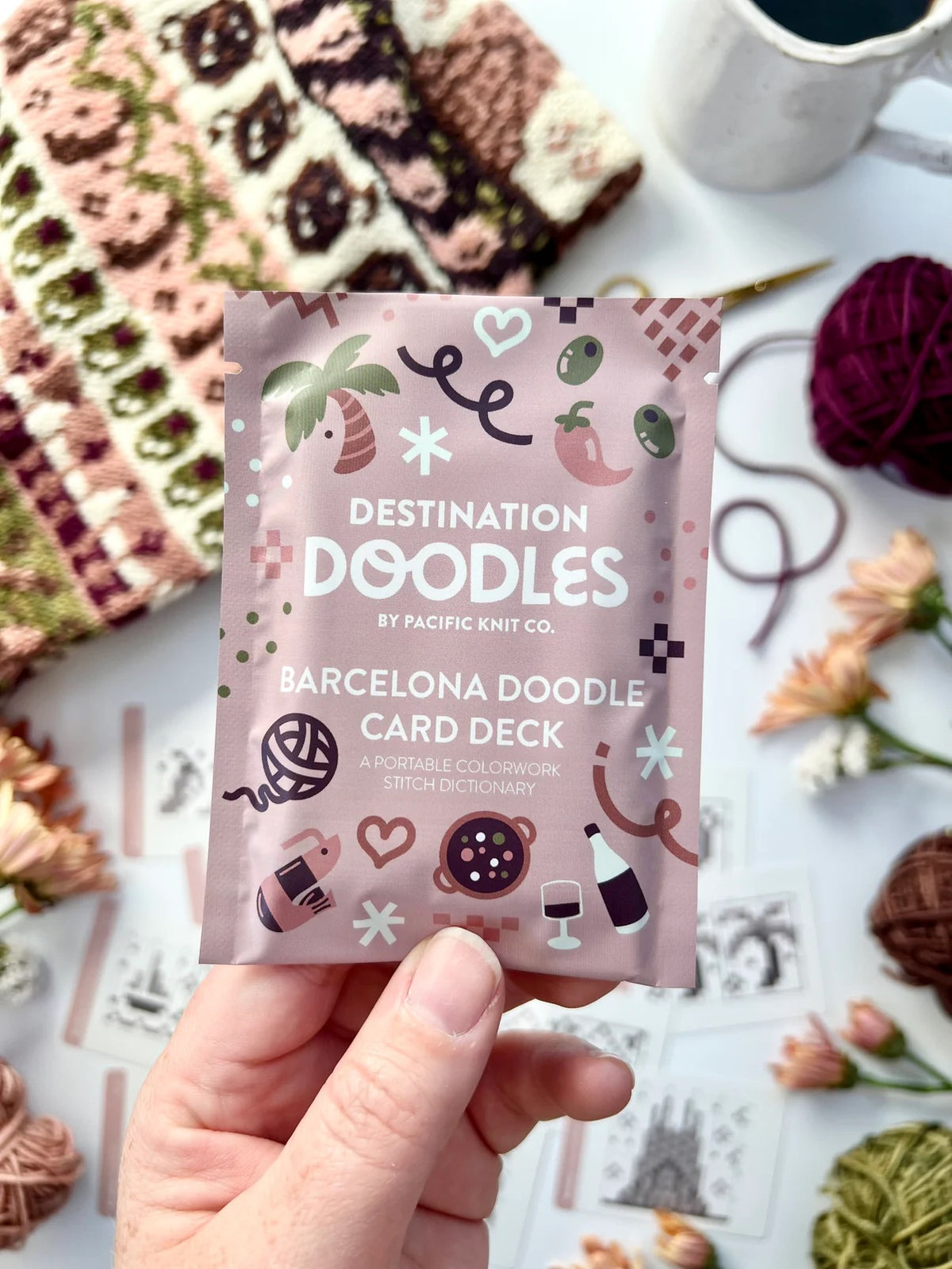 Destination: Barcelona Doodle Card Deck (foil pack)