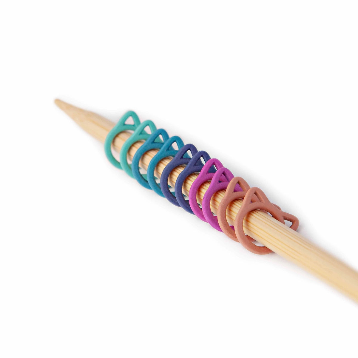 Cat Stitch Markers - Multi Colored