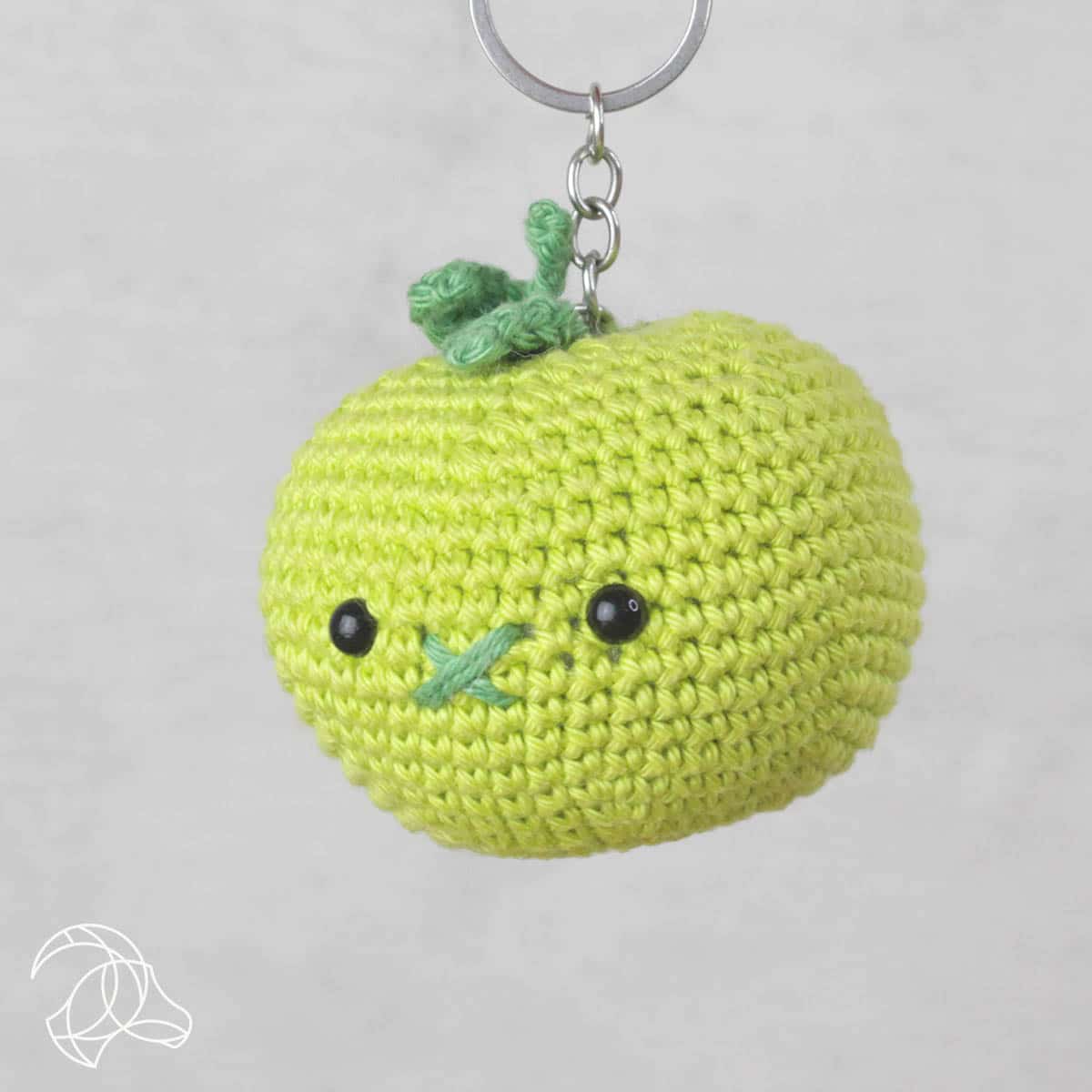DIY Crochet Kit - Apple Keychain