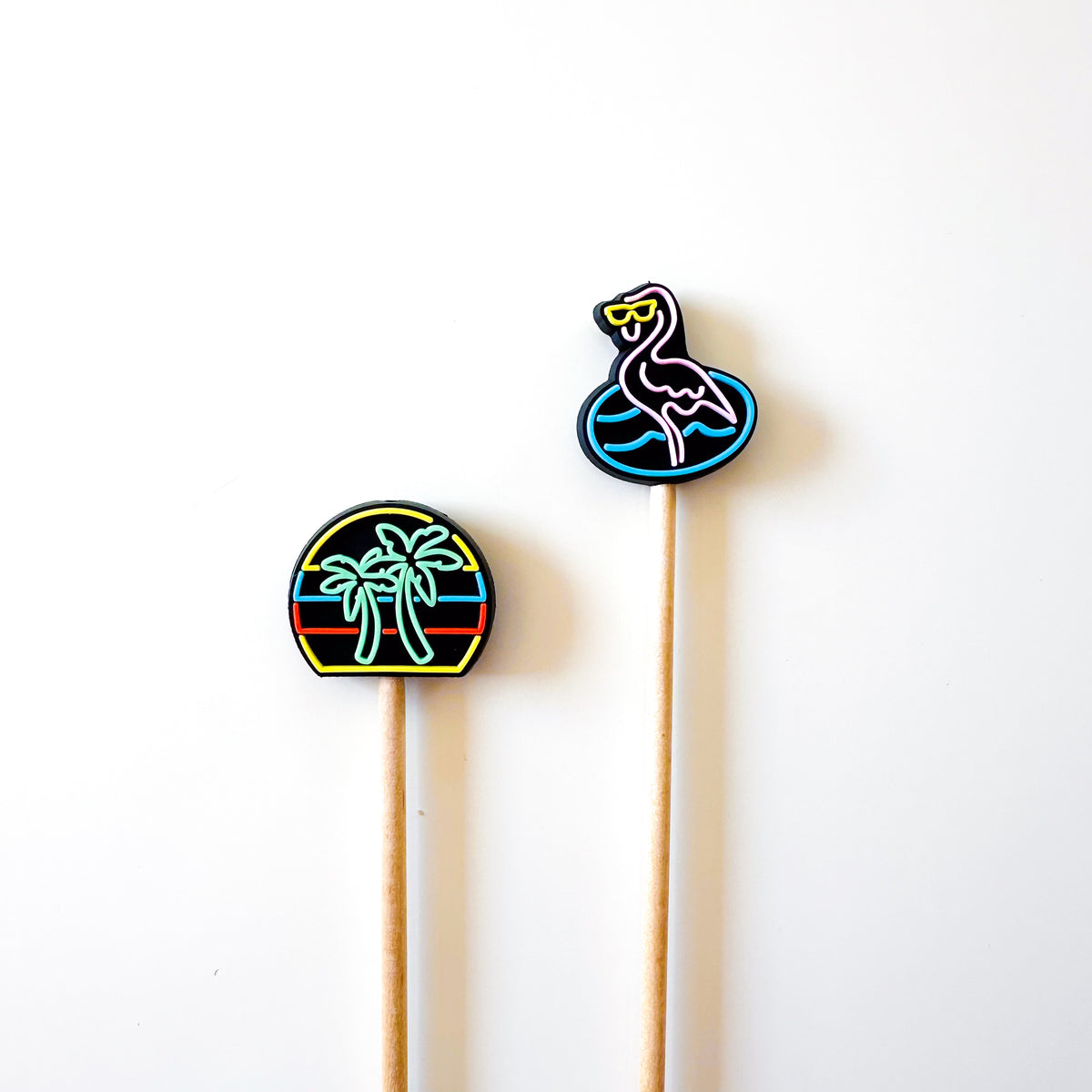 Neon - Palm Trees & Flamingo