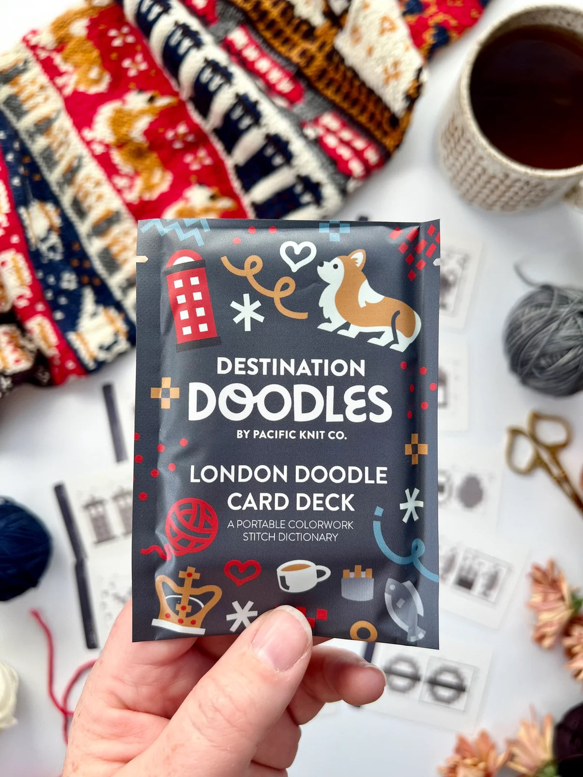 Destination: London Doodle Card Deck (foil pack)