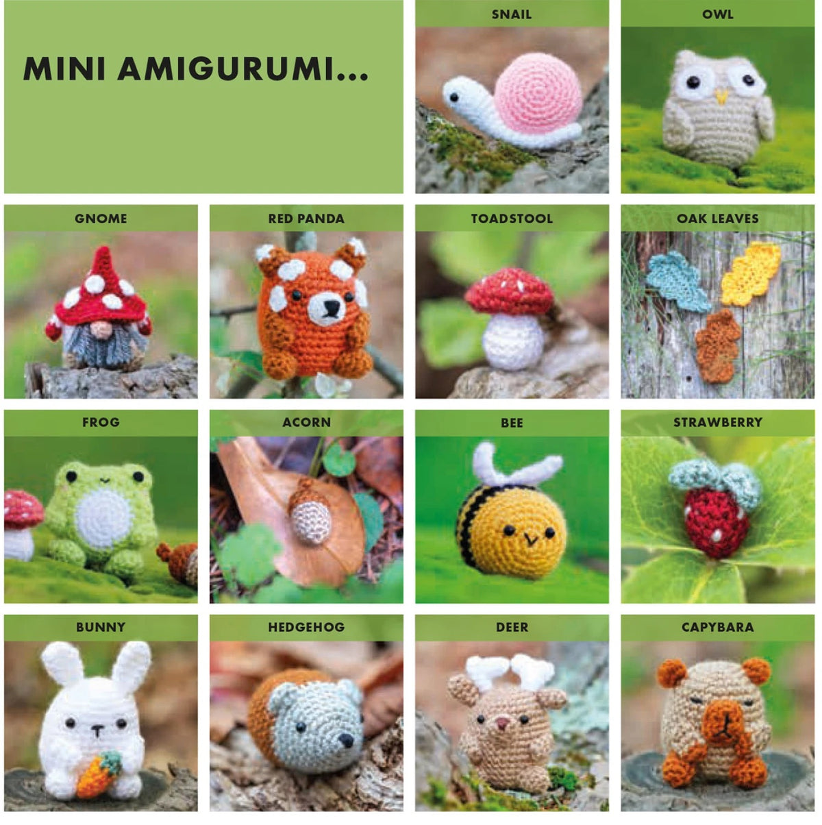 Mini Amigurumi Woodland by Julia Chiang
