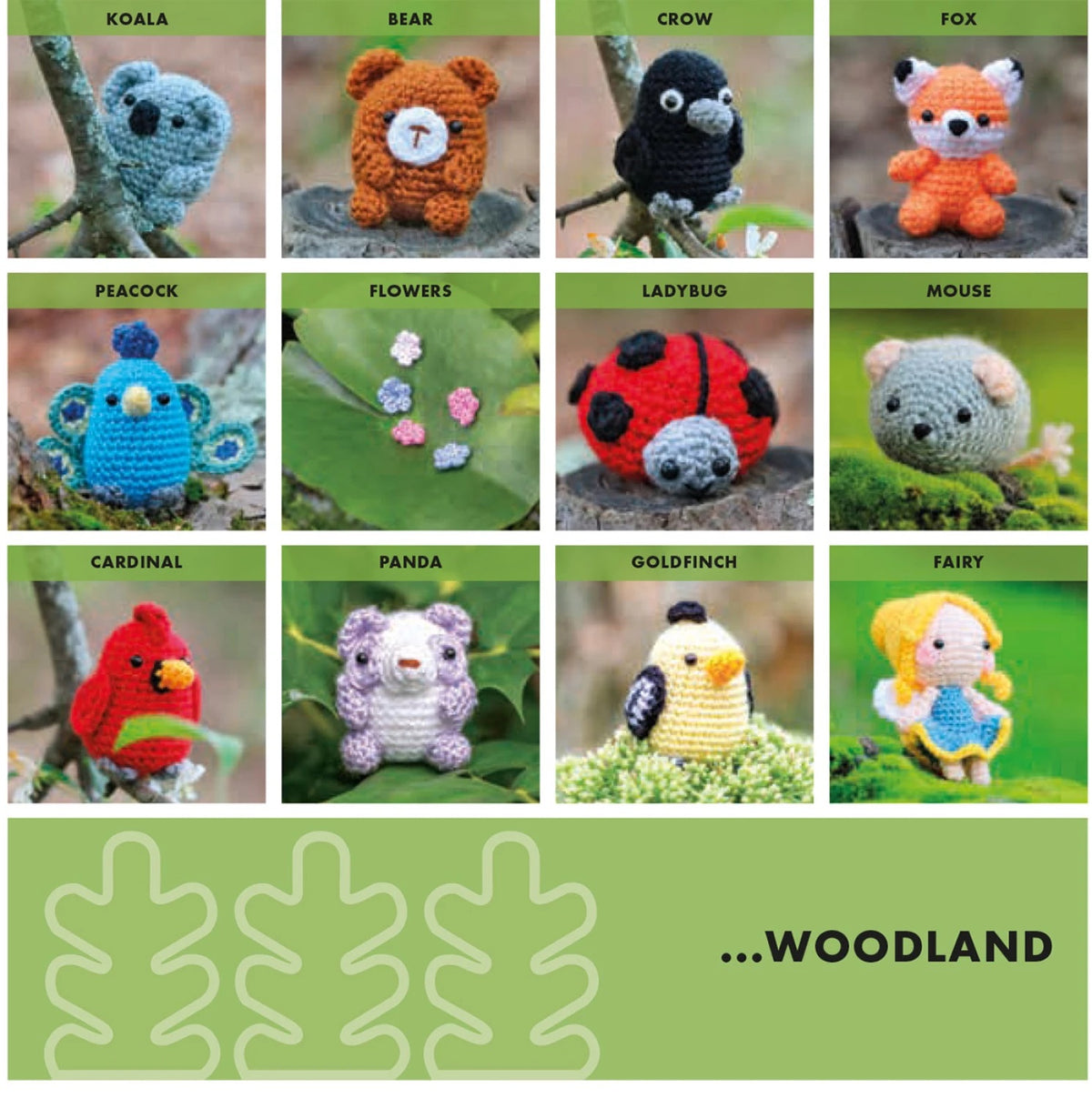 Mini Amigurumi Woodland by Julia Chiang