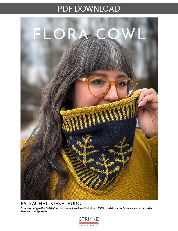 Flora Cowl Pattern - PDF Download