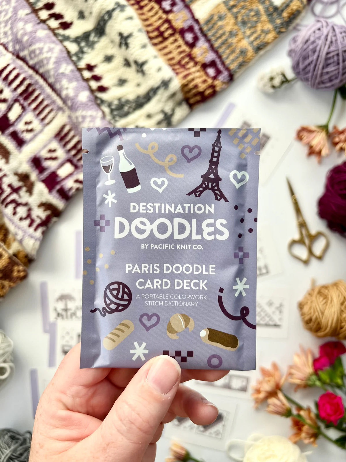 Destination: Paris Doodle Card Deck (foil pack)