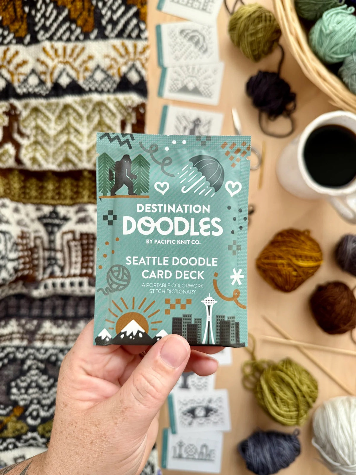Destination: Seattle Doodle Card Deck (foil pack)