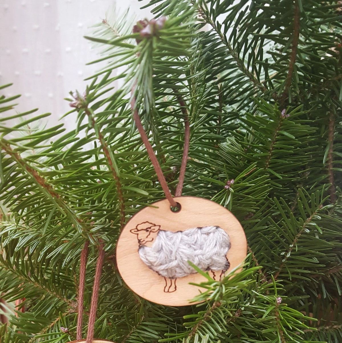 Stitchable Sheep Ornament