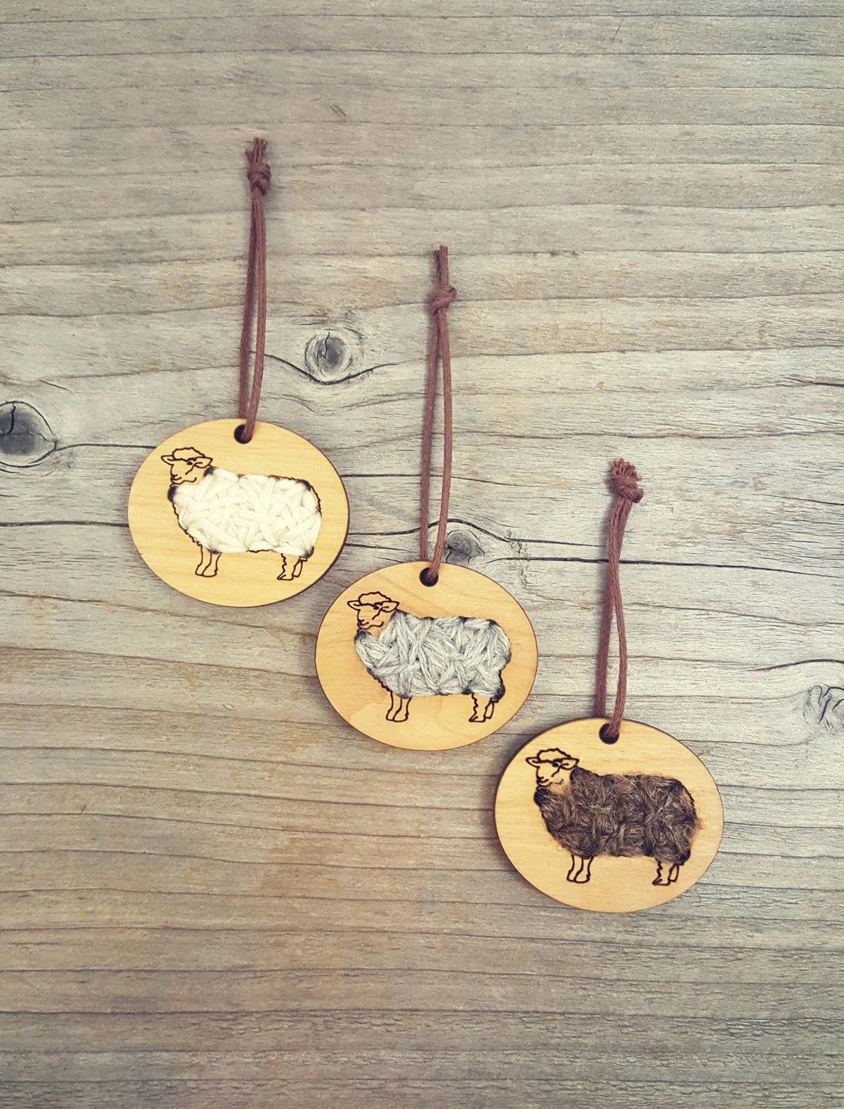 Stitchable Sheep Ornament