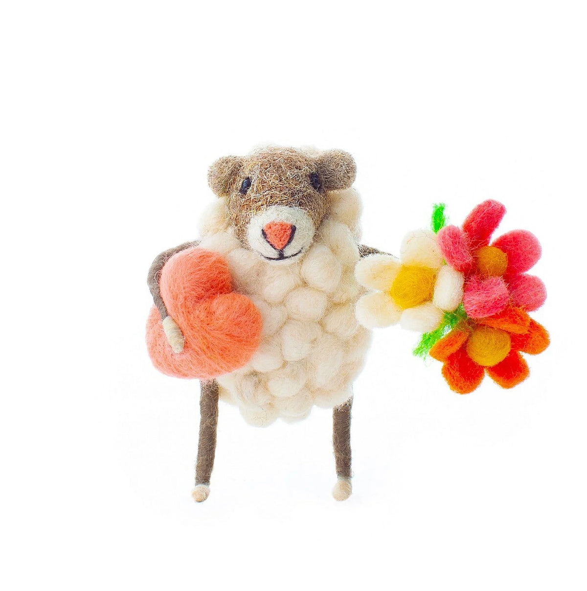 Heart and Flowers Sheep