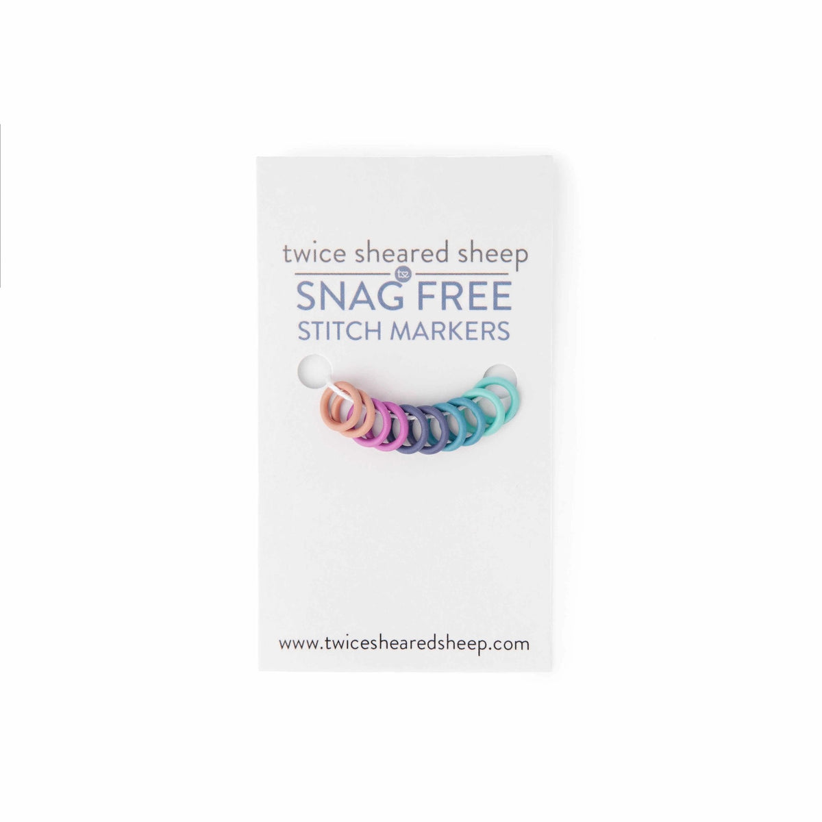 Simple Multicolored Ring Stitch Markers