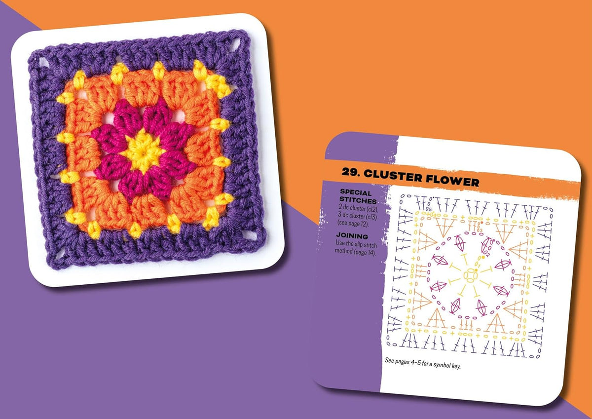 The Granny Square Card Deck by Claire Montgomerie