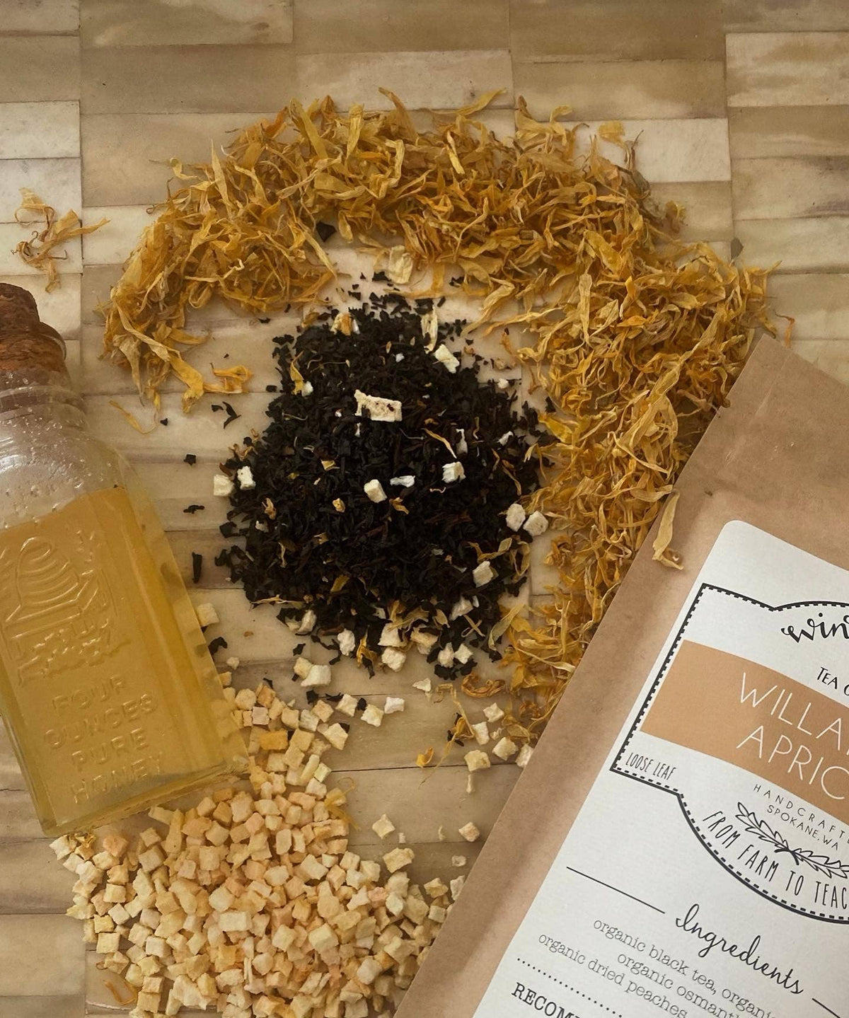 Willamette Apricot Caffeinated Tea Blends