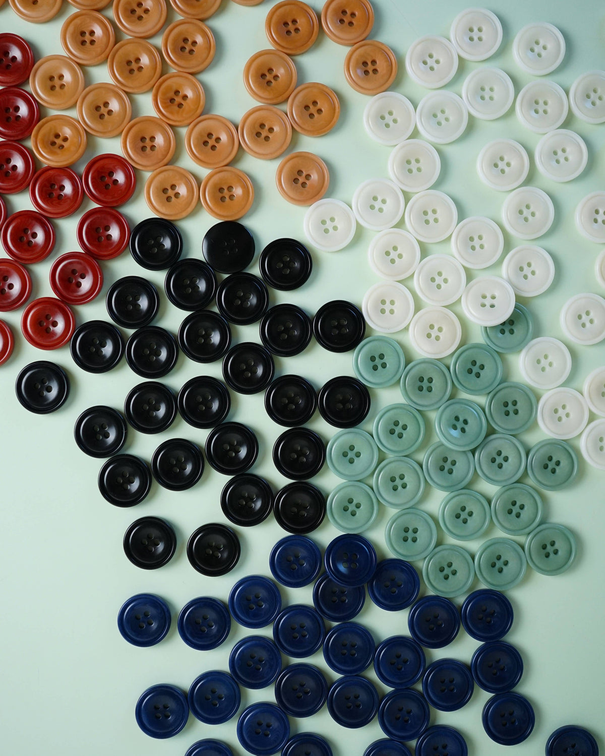 Corozo Nut Buttons - 3/4" (set of 6)