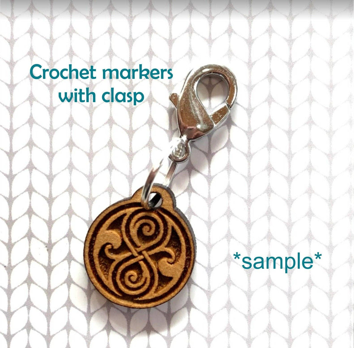 I Heart Crochet - Stitch Markers (set of 6)