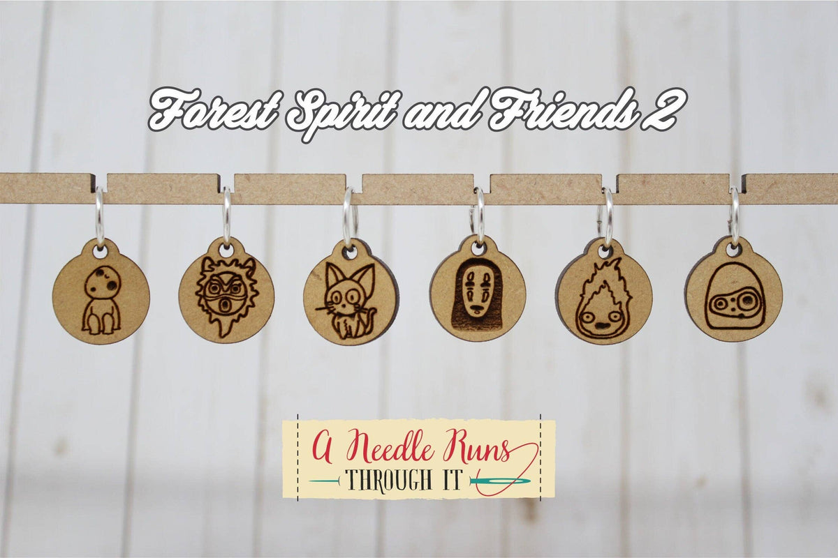 Forest Friends - Stitch Markers (set of 6)